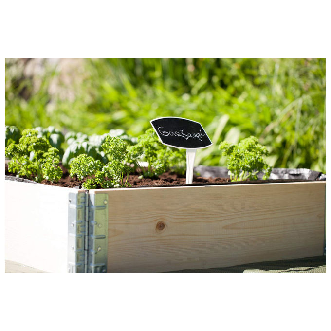 Kronus KGB1208NL Garden Box Eco Aiuola Rialzata Legno PEFC 120x80 cm Orto Giardino colore Naturale