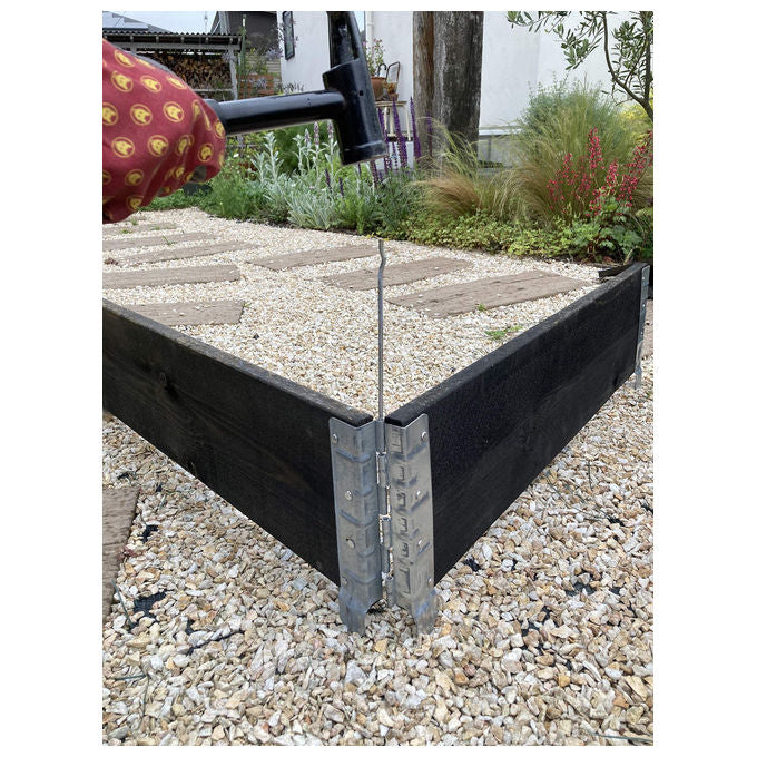 Kronus KGB1208NL Garden Box Eco Aiuola Rialzata Legno PEFC 120x80 cm Orto Giardino colore Naturale