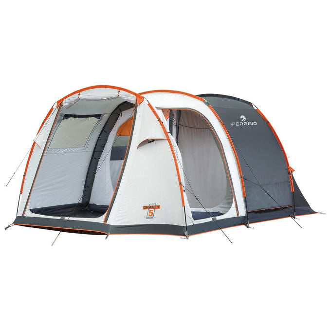 Ferrino, Tenda Chanty 5 Deluxe Family, 5 Posti, Blu, Tunnel, Campeggio