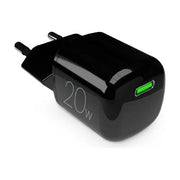 Puro, Caricabatterie da Muro MiniPro, 20W USB-C, GaN, Nero, Smartphone, Tablet