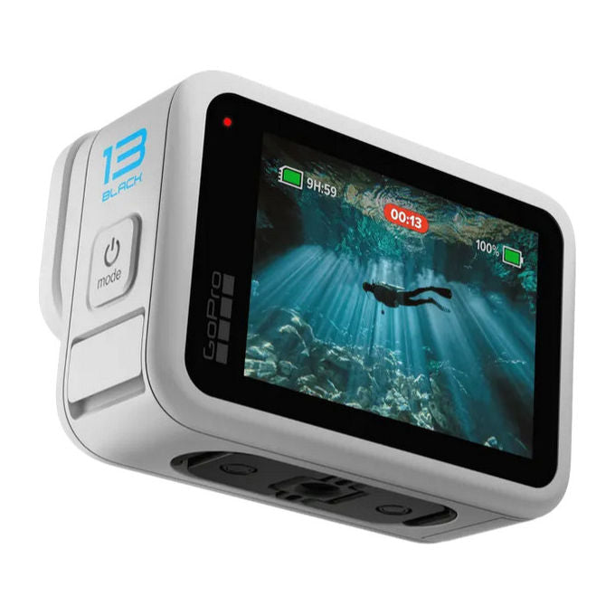 GoPro, Action Camera Hero13 Black, 5.3K Ultra HD, Polar White, Impermeabile