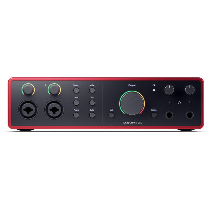 Focusrite Scarlett 16i16, 16x16 Interfaccia Audio USB, 2 Preamplificatori, 24-bit-192 kHz