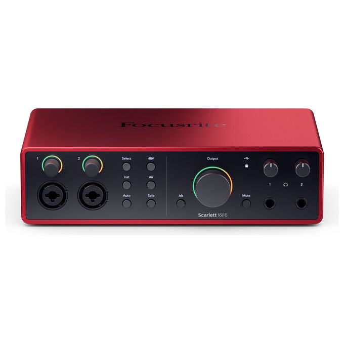 Focusrite Scarlett 16i16, 16x16 Interfaccia Audio USB, 2 Preamplificatori, 24-bit-192 kHz
