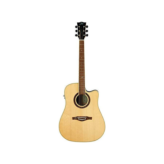 Eko D150ce Chitarra Acustica Elettrificata Dreadnought Cutaway Fishman Presys II Mogano Naturale