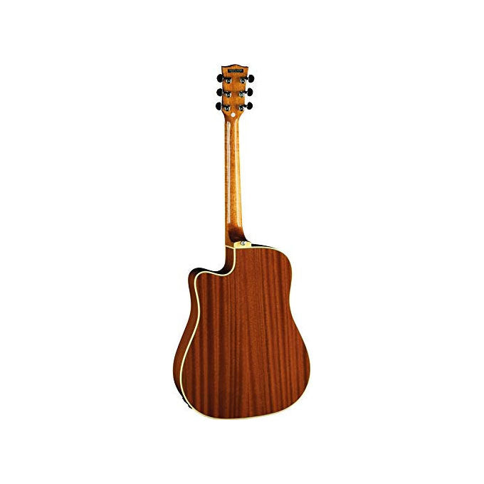Eko D150ce Chitarra Acustica Elettrificata Dreadnought Cutaway Fishman Presys II Mogano Naturale
