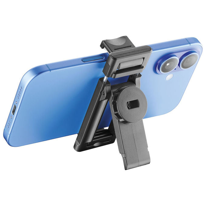 Cellularline Facecam, Supporto Telefono con Riconoscimento Automatico del Volto, Nero