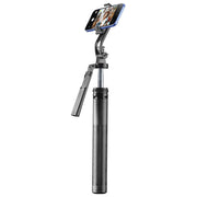 Cellularline, Selfie Stick Max, Bluetooth, Quadrapod Regolabile, Asta Telescopica 180cm, Nero