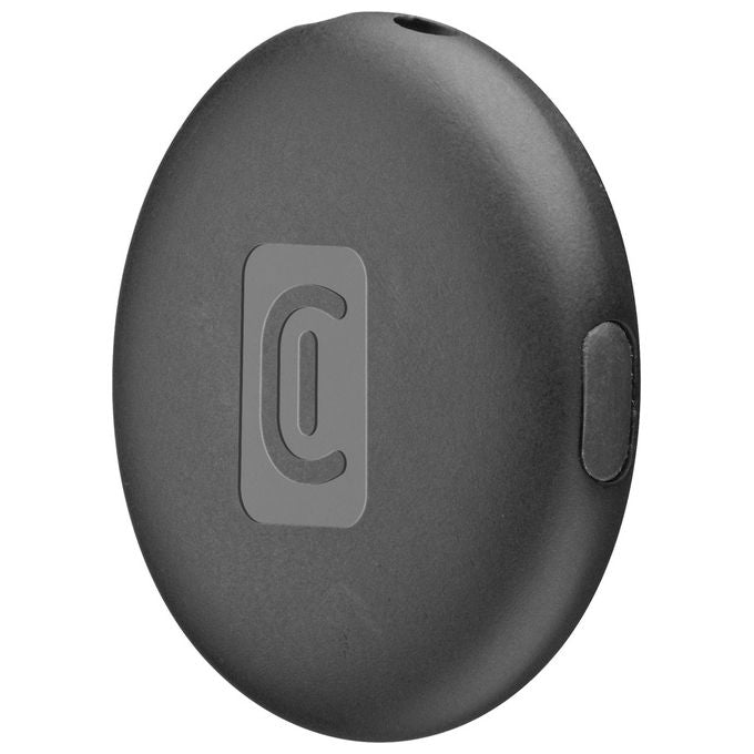Cellularline Tracy Tag, Localizzatore Bluetooth, Compatibile iOS, Anti-Polvere, Nero