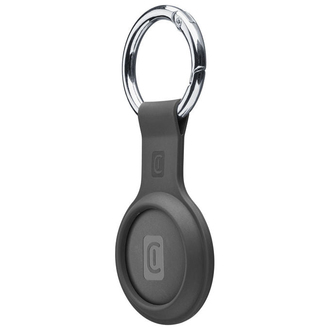 Cellularline Tracy Tag, Localizzatore Bluetooth, Compatibile iOS, Anti-Polvere, Nero
