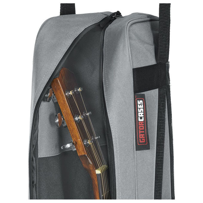 Gator Cases, Custodia Morbida Chitarra Acustica, Grigia, Poliestere, Antipolvere