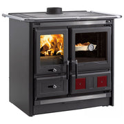 LA NORDICA Stufa a Legna Rosa L 5.0 VST Steel Nero Antracite 9.5 kW