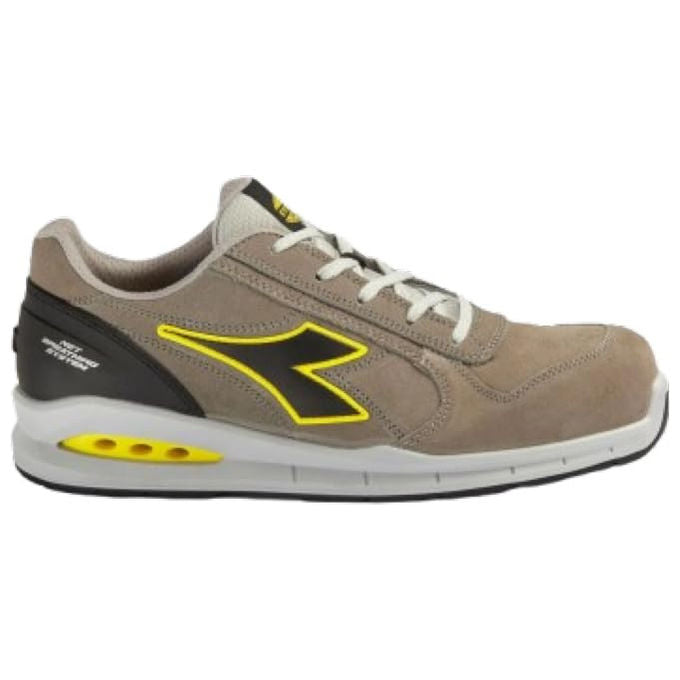 Diadora Utility, Scarpe Antinfortunistiche, S3S FO SR, Grigie, Run Net Airbox, Taglia 44