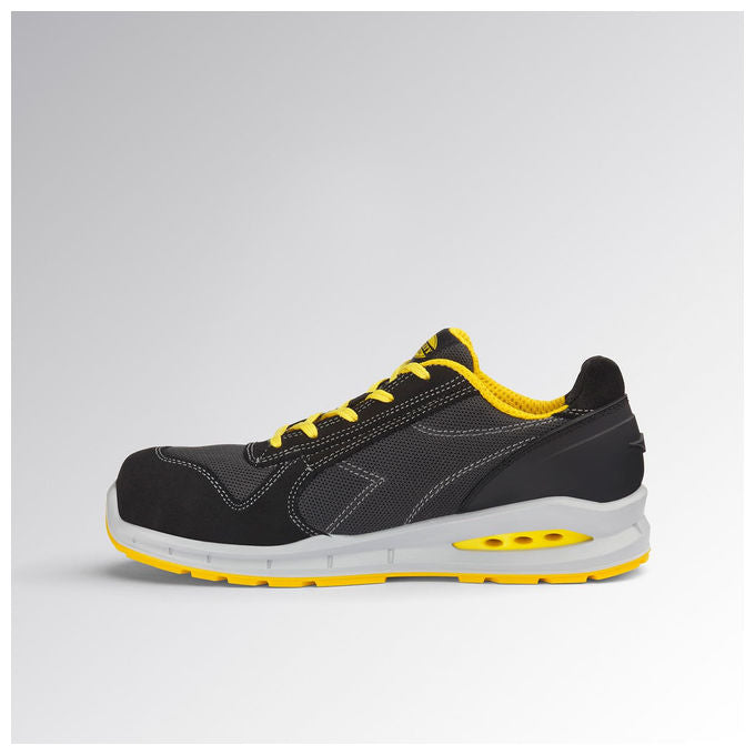 Diadora C4663 Run Net AB Low Scarpa Antinfortunistica S1P Puntale Acciaio 200J Antistatica Traspirante con Plantare Estraibile colore Nero
