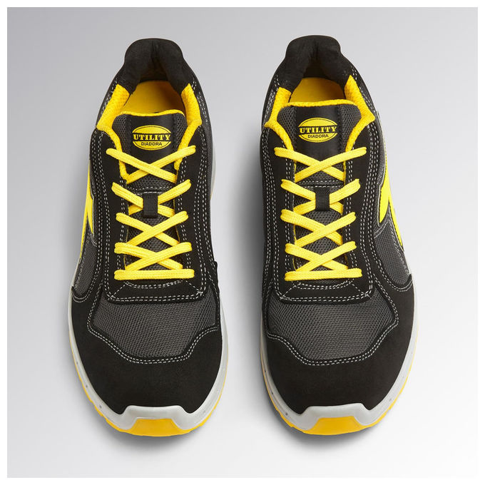 Diadora C4663 Run Net AB Low Scarpa Antinfortunistica S1P Puntale Acciaio 200J Antistatica Traspirante con Plantare Estraibile colore Nero