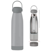 The Steel Bottle, Borraccia Termica, 500ml, Acciaio Inox, Grigio Medio