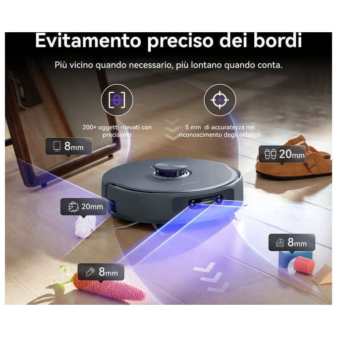 Narwal CP-ZD-A00116-00-00 Freo Z10 Ultra Robot aspirapolvere LiDAR 18000 Pa autonomia 210 min Wi-Fi mappatura 3D colore Dark Grey