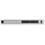 Ubiquiti USW-PRO-24-POE UniFi Switch Pro 24 PoE Gestito L2-L3 24 porte Gigabit 16 PoE+ 8 PoE++ 2 SFP+ 10G 400W colore Argento
