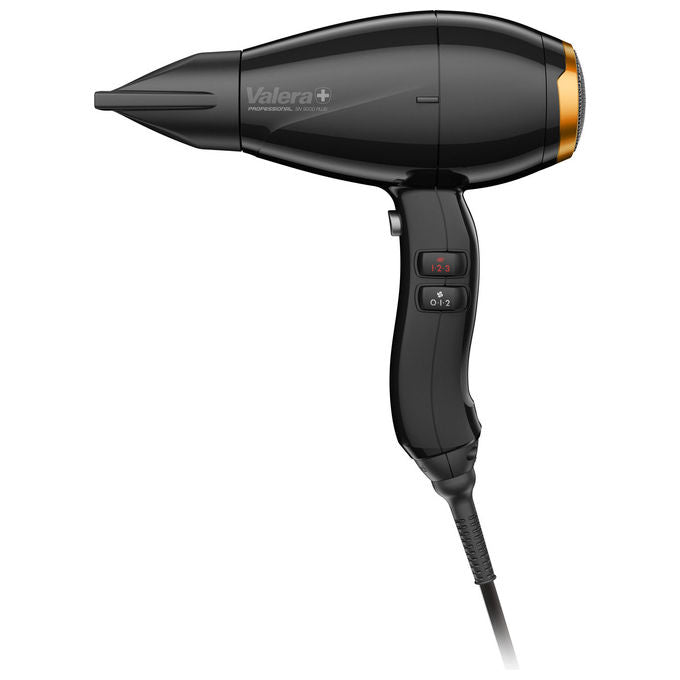 Valera Swiss Nano 9200 Plus RC Asciuga Capelli 2100 W Nero Oro