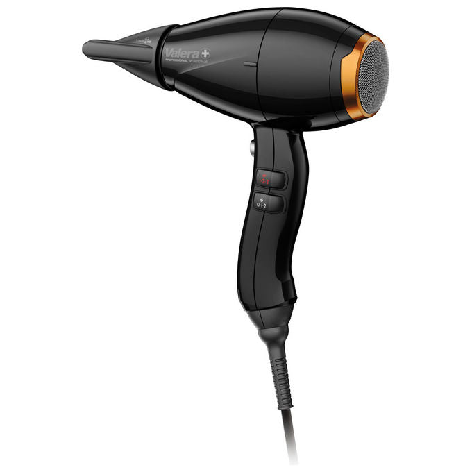 Valera Swiss Nano 9200 Plus RC Asciuga Capelli 2100 W Nero Oro