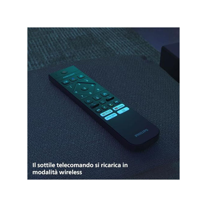 Philips 65OLED820-12 Ambilight TV OLED 65'' 4K Ultra HD Google TV Dolby Vision HDR10+ 120Hz Wi-Fi 6 colore Nero