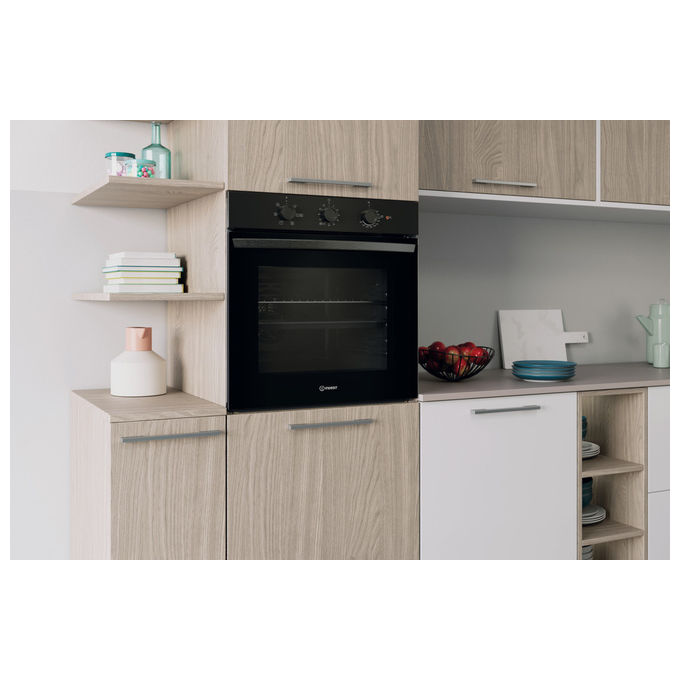 Indesit IO 235H B Forno da incasso Elettrico Multifunzione 66 L Classe A 6 Funzioni Pulizia Idrolitica (60x60x60 cm) colore Nero