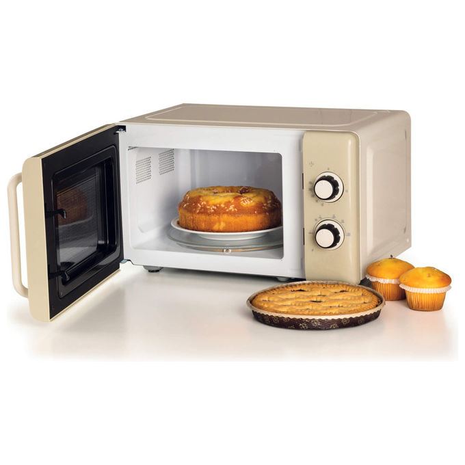 Ariete 3960 Linea Vintage Forno a microonde Solo Microonde 20 L 800 W 6 livelli Timer 30 min colore Beige