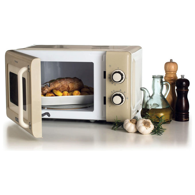 Ariete 3960 Linea Vintage Forno a microonde Solo Microonde 20 L 800 W 6 livelli Timer 30 min colore Beige