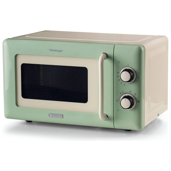 Ariete 3960 Vintage Forno a microonde Solo microonde 20 L 800W 3 funzioni 6 livelli di cottura Timer 30 min colore Verde