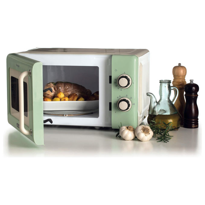 Ariete 3960 Vintage Forno a microonde Solo microonde 20 L 800W 3 funzioni 6 livelli di cottura Timer 30 min colore Verde