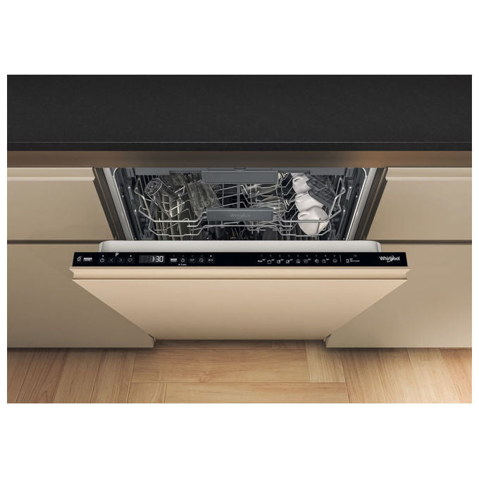 Whirlpool WH7IA15AM6L0 MaxiSpace Lavastoviglie da Incasso 15 coperti Classe A 38 dB Aquastop NaturalDry (82x60x56 cm) colore Nero