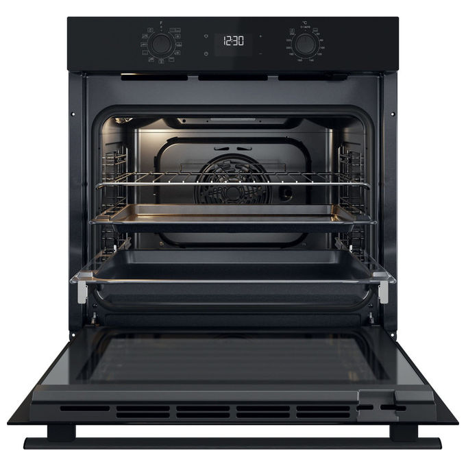 Whirlpool OMR58HU1B Cook3 Forno da incasso Elettrico 71 L Classe A+ 12 Funzioni Autopulizia Pirolitica (55x59,5x59,5 cm) colore Nero