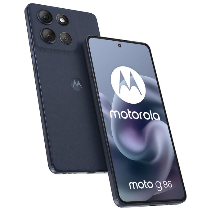 Motorola PB7L0086SE Moto G86 5G Smartphone Doppia SIM 8 GB RAM 256 GB P-OLED 6.67'' 5200 mAh IP68 colore Blu Scuro