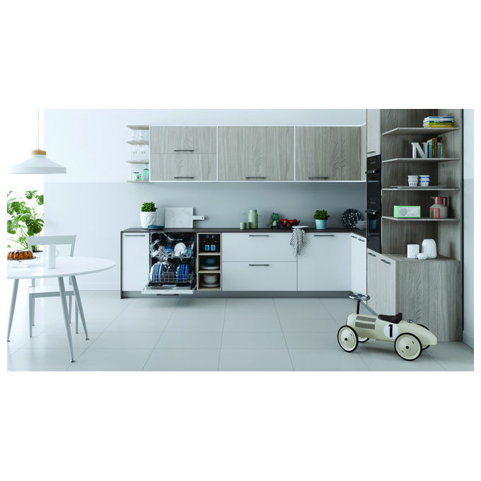 Indesit IN2IE14CNP80 Lavastoviglie Incasso a Scomparsa Totale 14 coperti Classe E 49 dB PushandGo 5 programmi (82x60x56 cm) colore Bianco