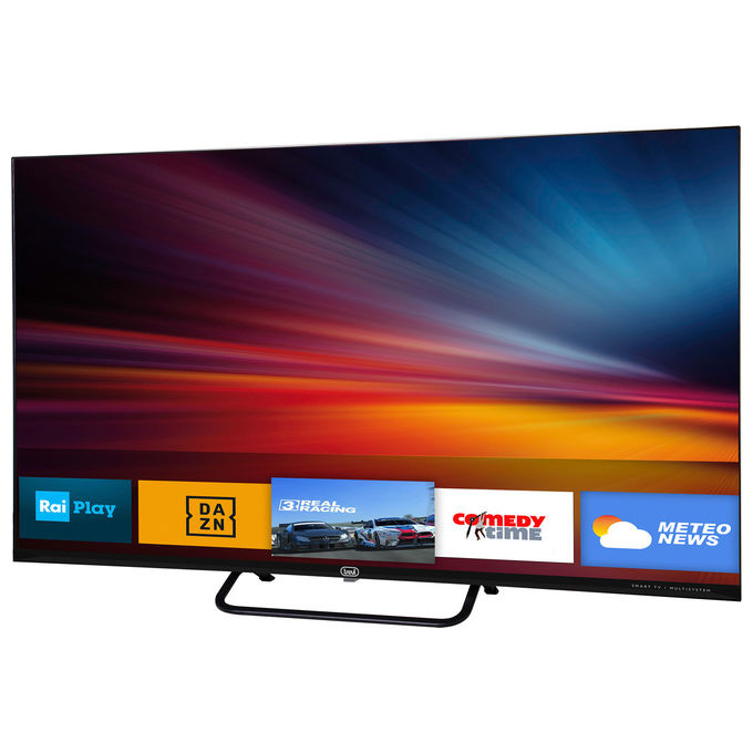 Trevi LTV 4302 SMART Smart TV 43'' Full HD Android 12 DVB-T2 DVB-S2 Wi-Fi LAN 3 HDMI 2 USB CI+ colore Nero