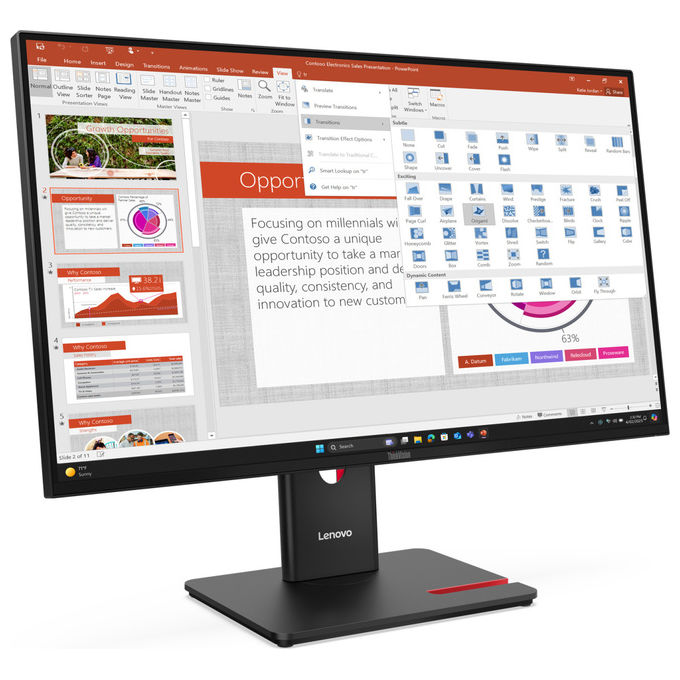 Lenovo ThinkVision T27-40 Monitor LED 27 Pollici Full HD