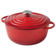 Brandani Casseruola Cocotte Rossa Ghisa Smaltata 3 lt
