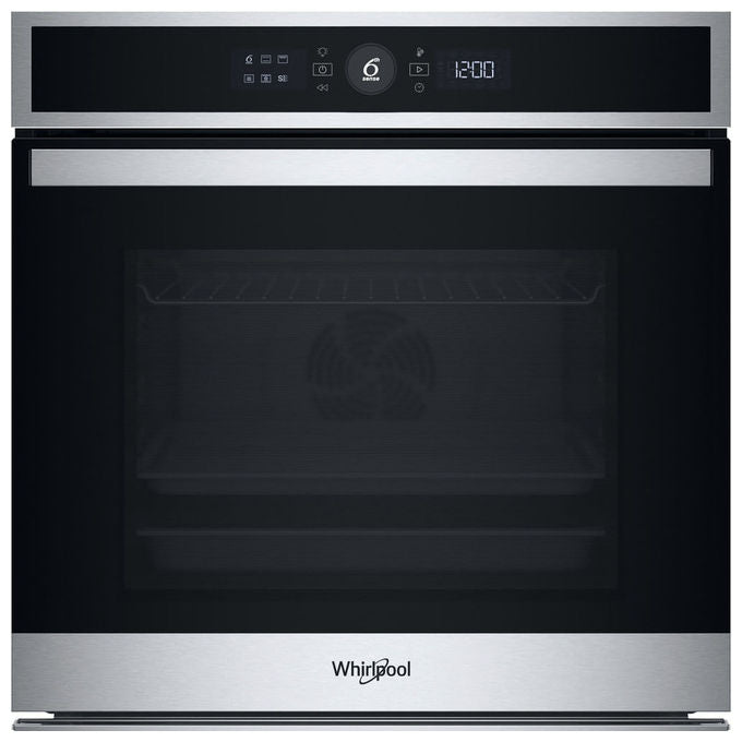 Whirlpool WOI4IS8PM0SXA Forno da incasso Multifunzione 73 L Classe A+ 17 funzioni Pirolisi Idrolisi Vapore Pizza 310° (67x56x64 cm) colore Inox