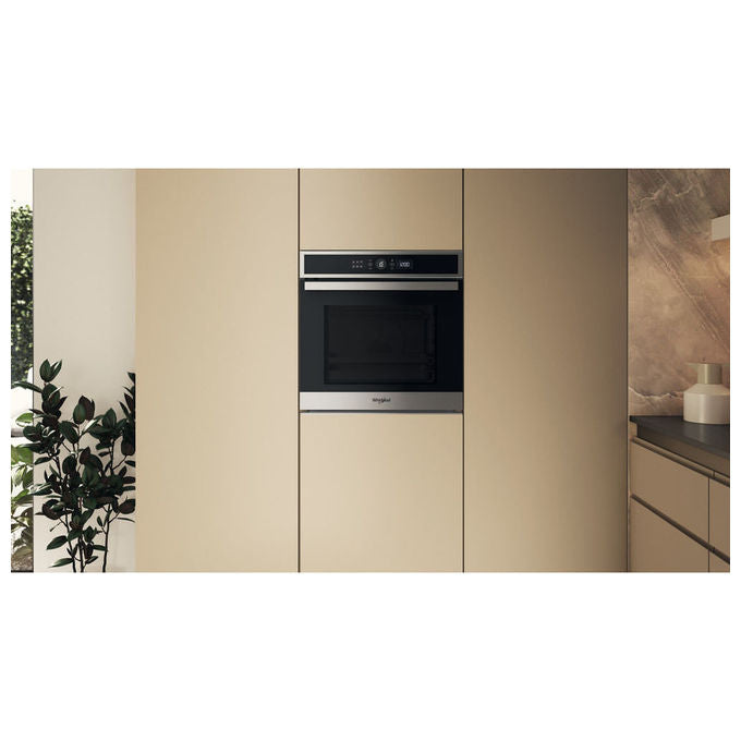 Whirlpool WOI4IS8PM0SXA Forno da incasso Multifunzione 73 L Classe A+ 17 funzioni Pirolisi Idrolisi Vapore Pizza 310° (67x56x64 cm) colore Inox