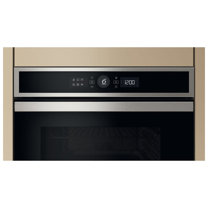 Whirlpool WOI4IS8PM0SXA Forno da incasso Multifunzione 73 L Classe A+ 17 funzioni Pirolisi Idrolisi Vapore Pizza 310° (67x56x64 cm) colore Inox
