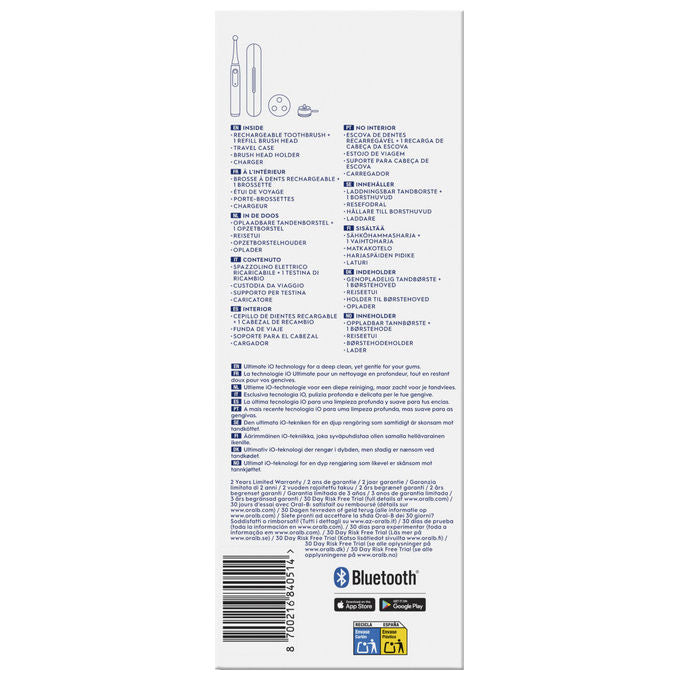 Oral-B IO5SFORESTGREEN iO Series 5S Spazzolino elettrico Rotatoria oscillante 5 modalita' Timer colore Verde