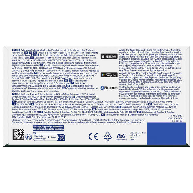 Oral-B IO5SFORESTGREEN iO Series 5S Spazzolino elettrico Rotatoria oscillante 5 modalita' Timer colore Verde
