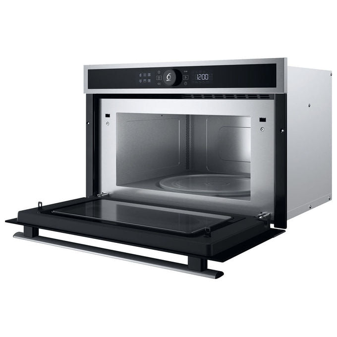 Whirlpool WMD4I4MX Forno a microonde da incasso con Grill 31 L 1000 W 6° Senso Crisp Display LCD Touch colore Acciaio Inox