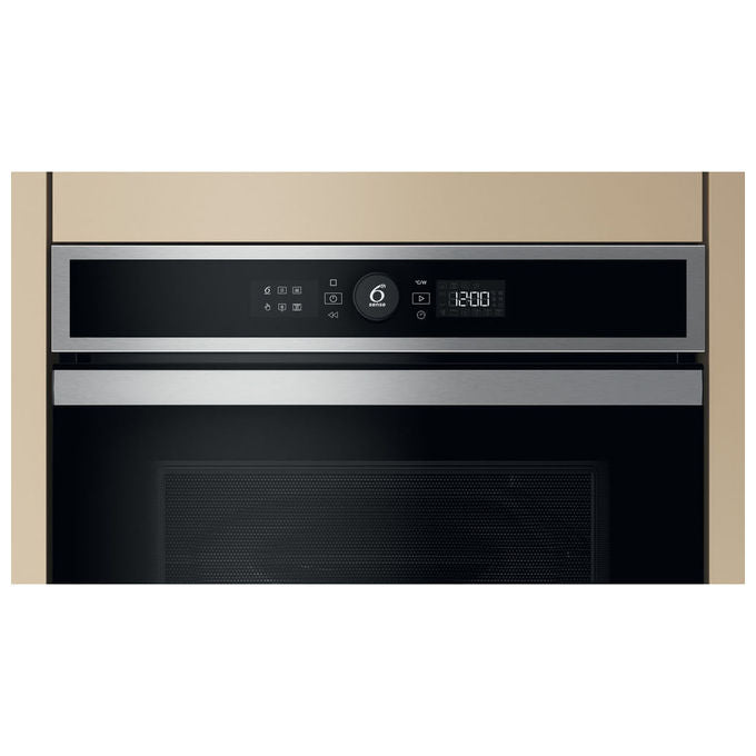 Whirlpool WMW47HMXI Forno a microonde da incasso combinato 40 L 900 W Grill 1600 W 6° Senso Touch LCD colore Nero Acciaio Inox