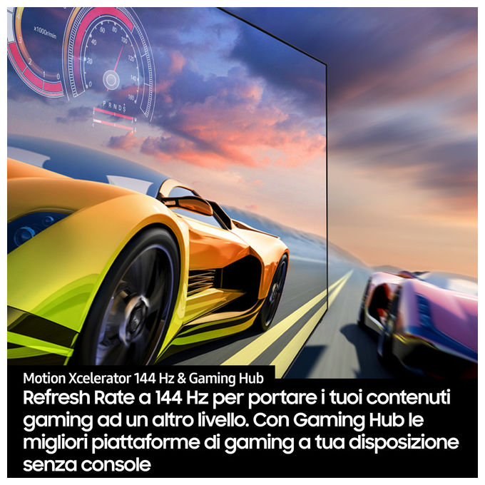 Samsung QE48S90FAEXZT S90F Smart TV OLED 4K 48'' Processore NQ4 AI Gen3 144 Hz Dolby Atmos colore Nero