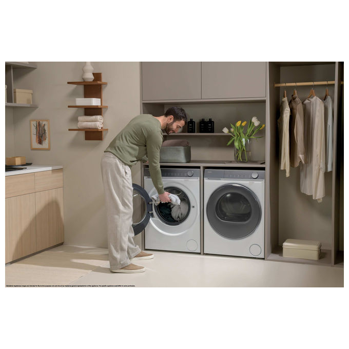 Haier HW100-B14367U1 Lavatrice Carica Frontale 10 Kg Biao