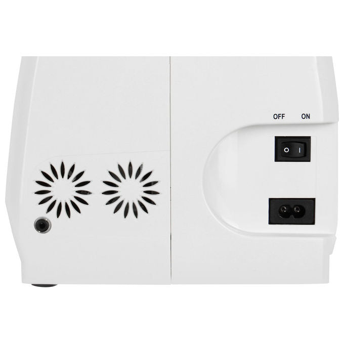 Singer macchina da cucire C5205 elettronica 80 punti display LED infila ago bianca arancio