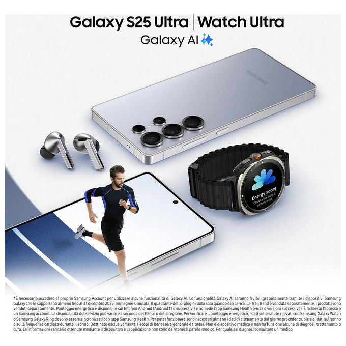 Samsung galaxy s25 ultra smartphone 6.9 256gb 12gb ram fotocamera 200mp titanium whitesilver