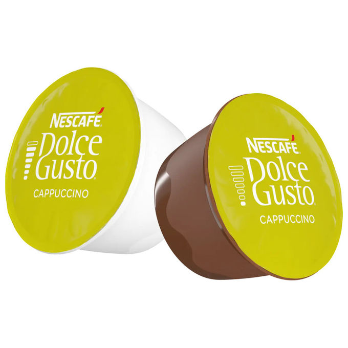 Nescafe dolce gusto capsule caffe cappuccino 16 pezzi per 8 tazze compatibili