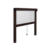 Zanzariera per finestra avvolgibile verticale 80x170 cm marrone irs lf95119