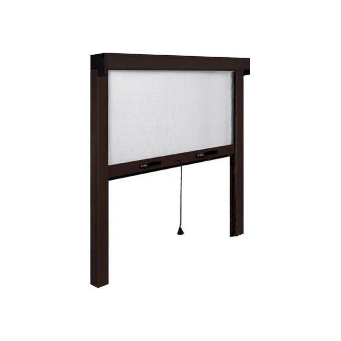 Zanzariera per finestra avvolgibile verticale 80x170 cm marrone irs lf95119